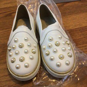 Toddler Girls Stuart Weitzman Leather Sneakers
